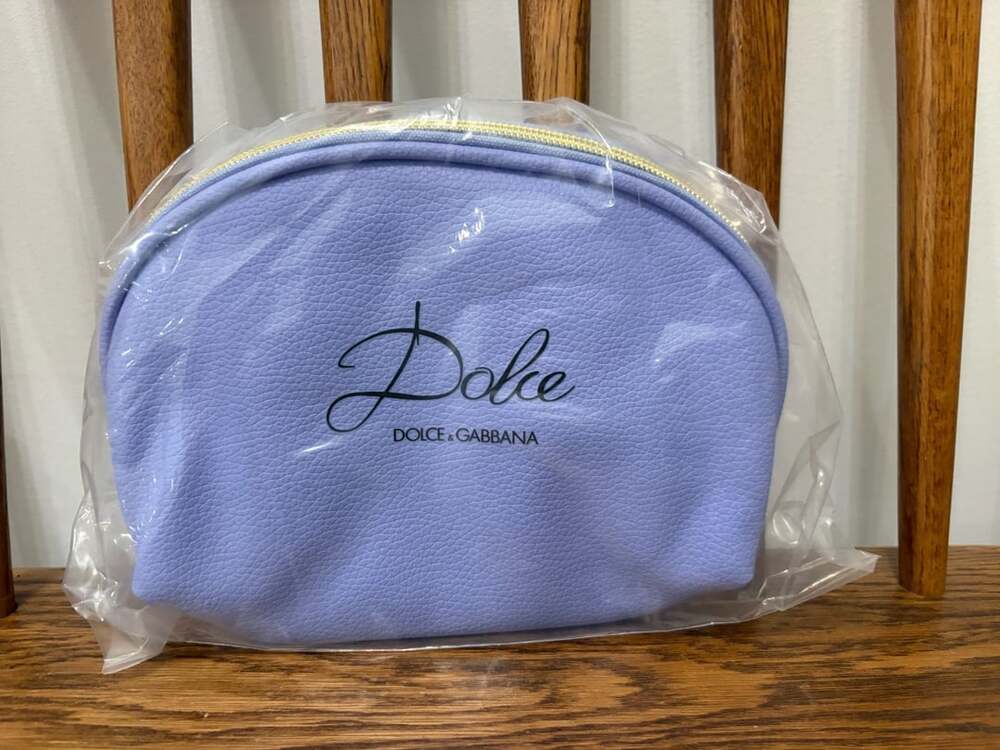 Dolce & Gabbana Lavender Cosmetic Bag Makeup Pouch